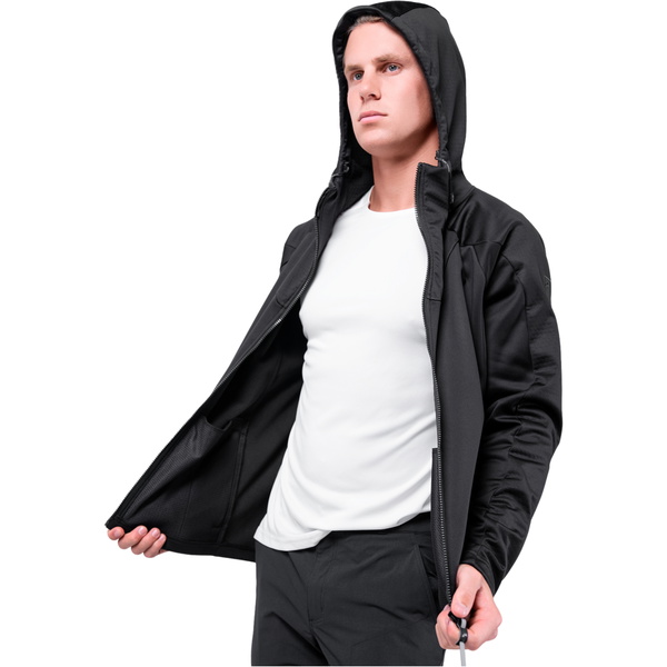 Zhik Mens Tech Fleece Lined Hoodie HDI-0065-M-BLK - Black